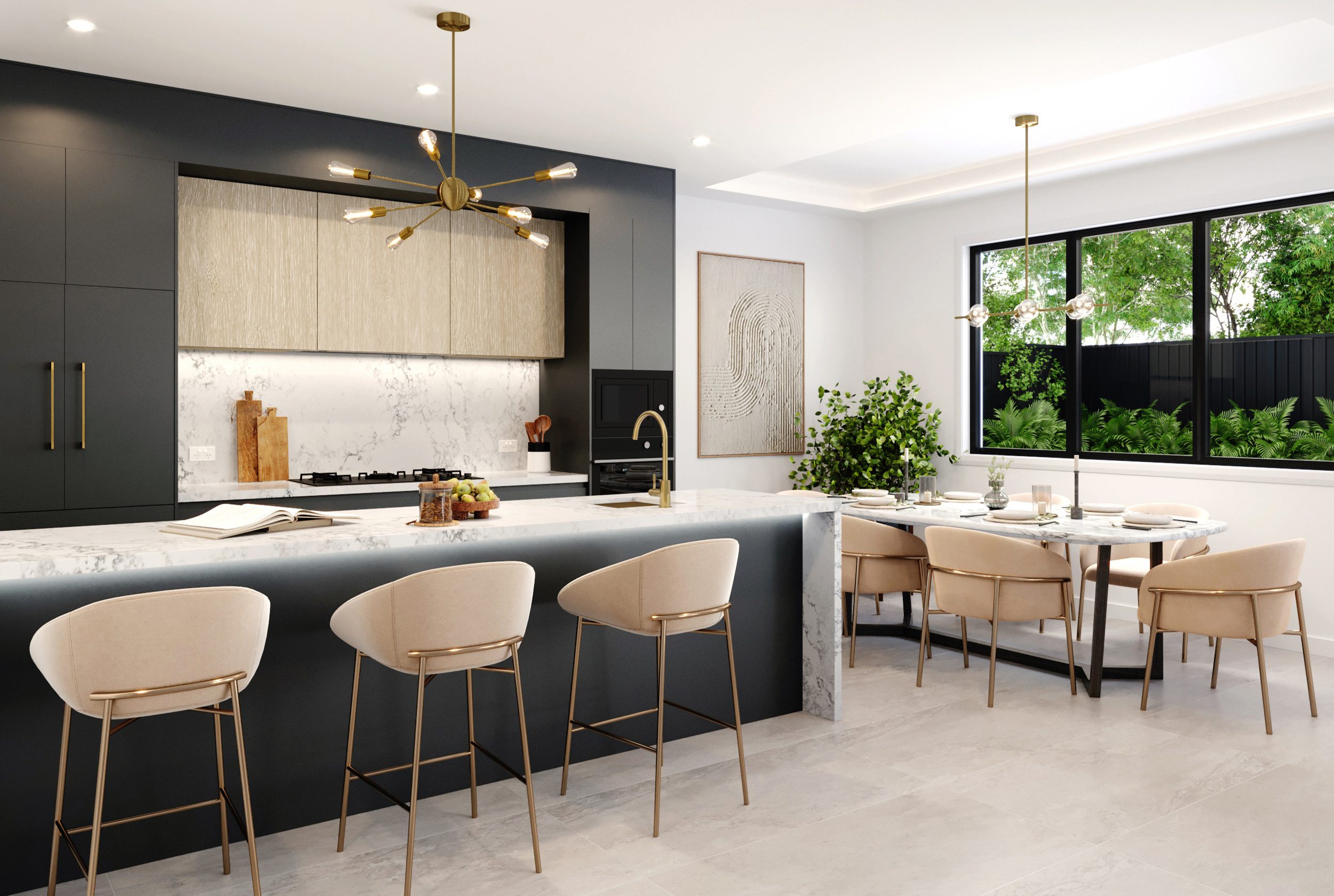 Lux - Athena Kitchen Option 2 View 1